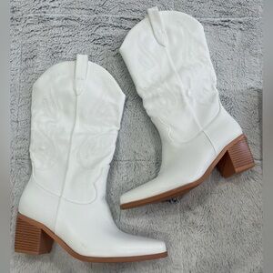 White Western Cowboy Boots for Women